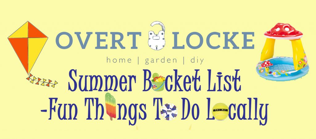 Banner saying "Overt Locke Summer Bucket List-Fun Things To Do"